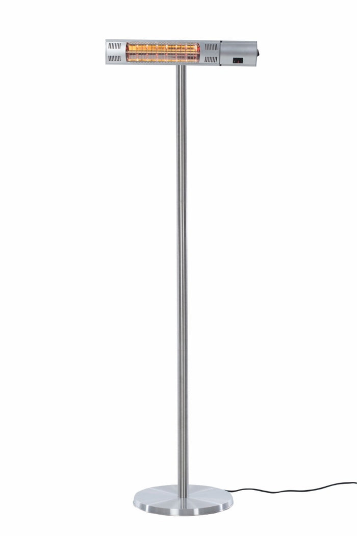 Sunred - COMBIDEAL - Heater & Hoes - Ultra lijn - Zilver - Staand