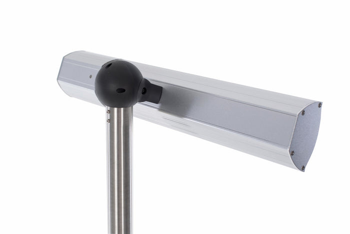 Sunred - COMBIDEAL - Heater & Hoes - Ultra lijn - Zilver - Staand