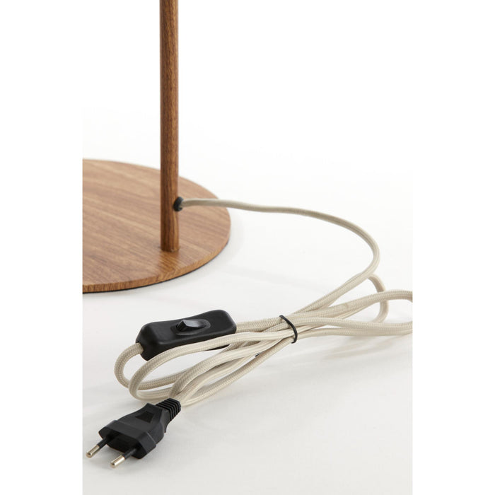 Light&living Tafellamp 26x20x59,5 cm DONIO hout print naturel+touw...