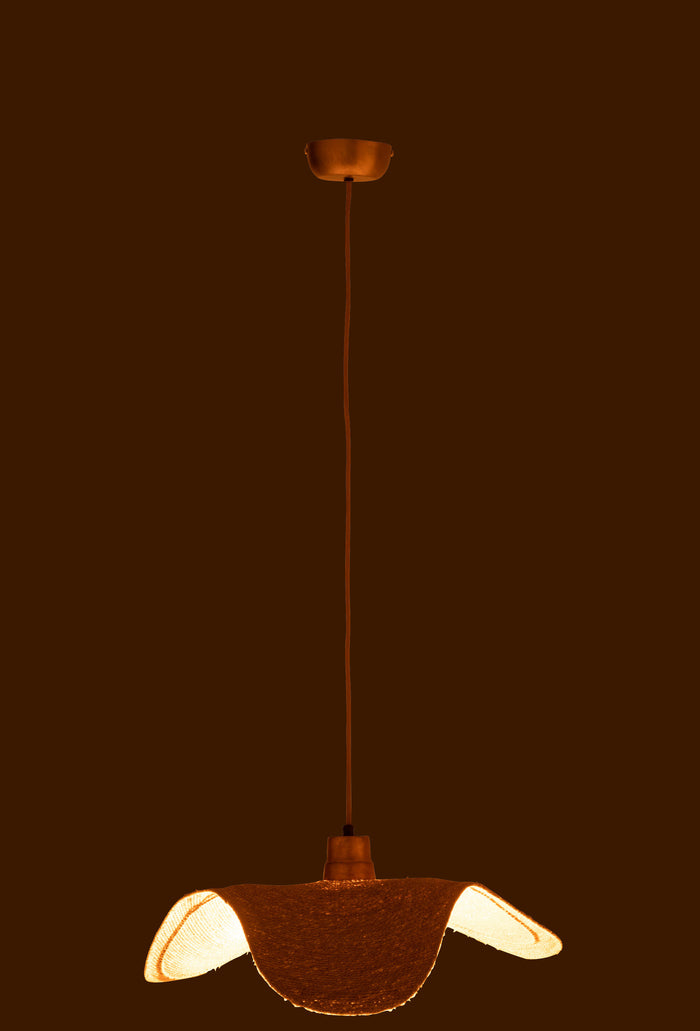 J-line - Hangende Lamp Moonj Gras Naturel Small - 55x48x8cm