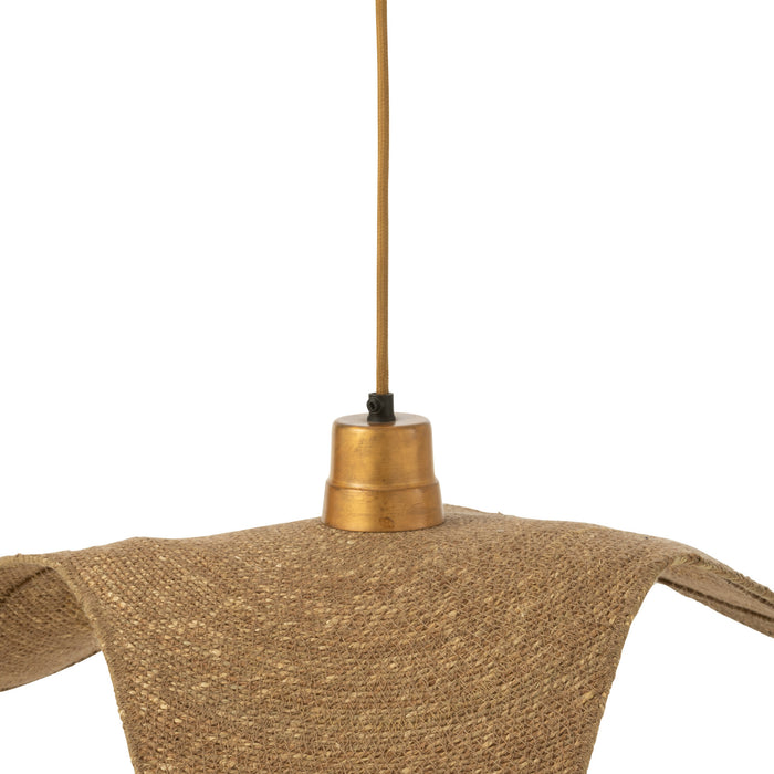 J-line - Hangende Lamp Moonj Gras Naturel Small - 55x48x8cm