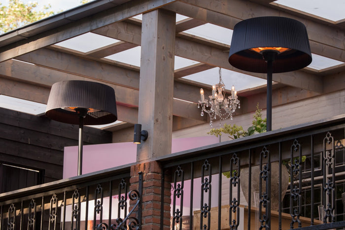 Sunred – Artix - Bright lijn - Zwart - Staand model - Terrasverwarmer