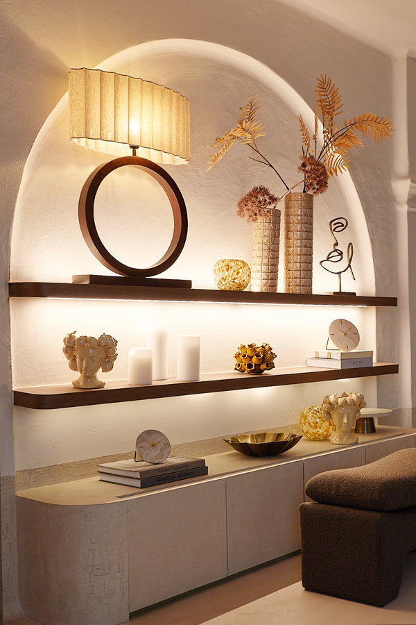 Light & Living - Lampenkap DISLI - 58x24x27cm - Bruin