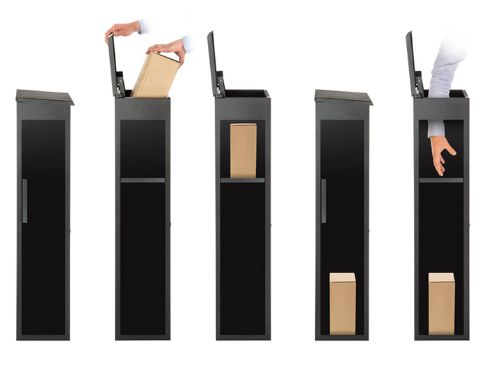 Practo Garden - Pakketbrievenbus - Bremen - Zwart - Mat