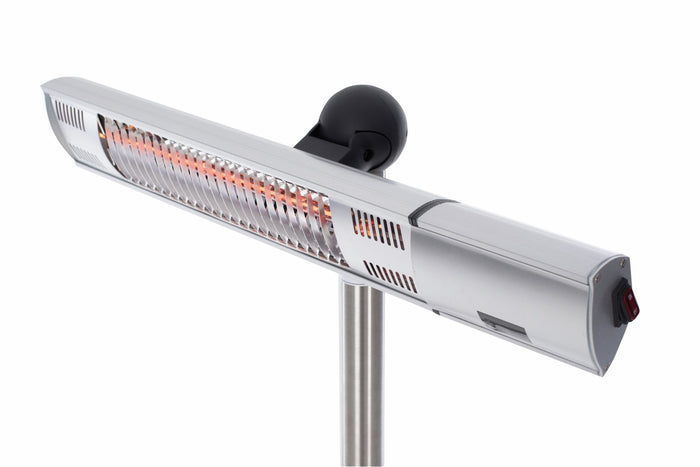 Sunred - COMBIDEAL - Heater & Hoes - Ultra lijn - Zilver - Staand