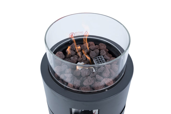 Sunred - Bogo - Gas lijn - Grijs - Staand model - Terrasverwarmer -