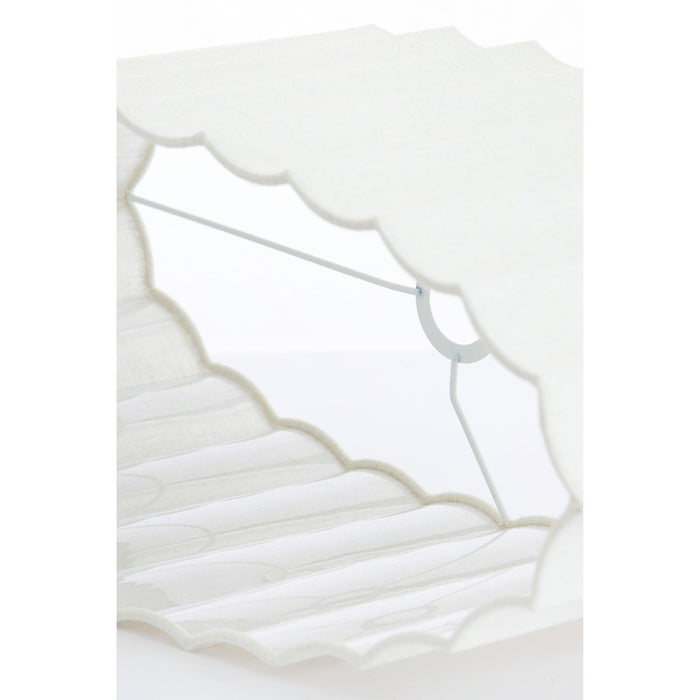 Light & Living Lampenkap ovaal Disli - Wit - 45x21x22cm