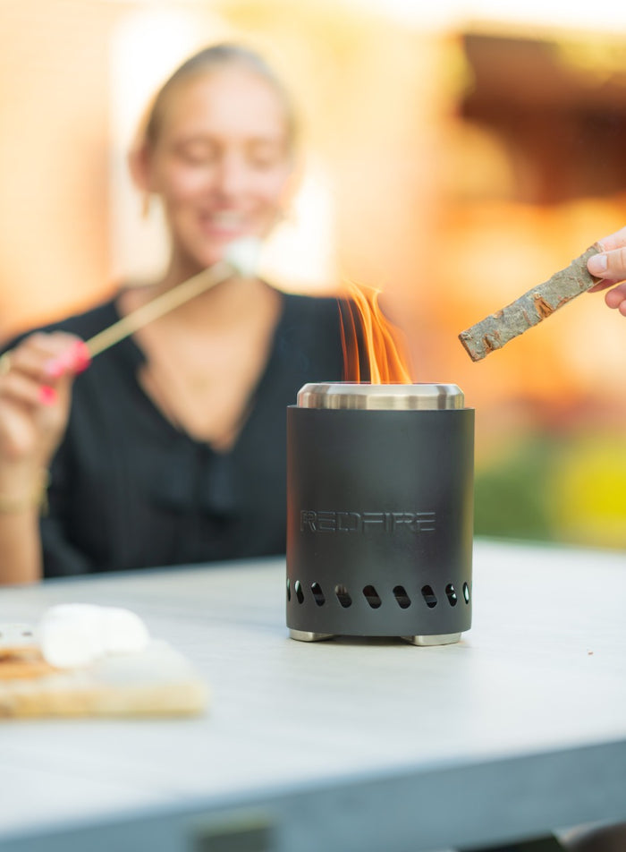 RedFire - Volcano - Small - Zwart - Tafelhaard - Incl. beschermhoes &