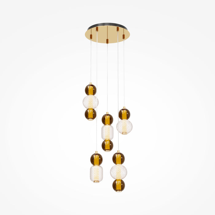 Maytoni - Hanglamp Drop - Goud - Ø43
