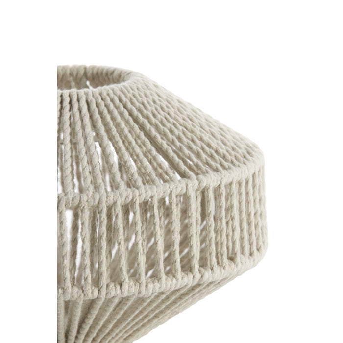 Light & Living - Plafonnière BILJANA - Ø31x16cm - Wit