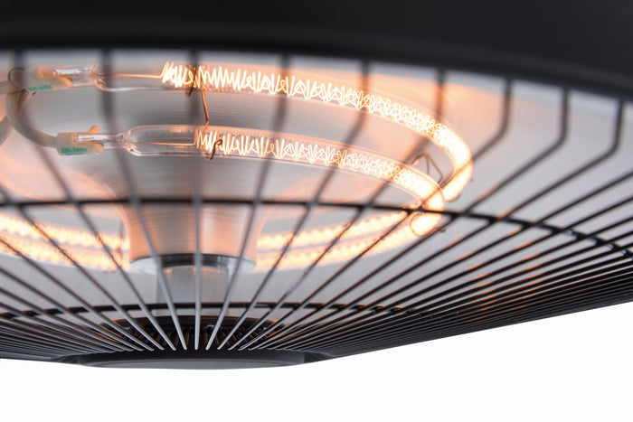 Sunred – COMBIDEAL - Heater & Hoes - Retro - Bright lijn – Zwart –