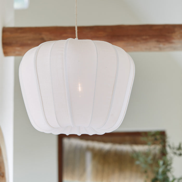 Light & Living - Hanglamp ZUBEDO - Ø60x45cm - Wit