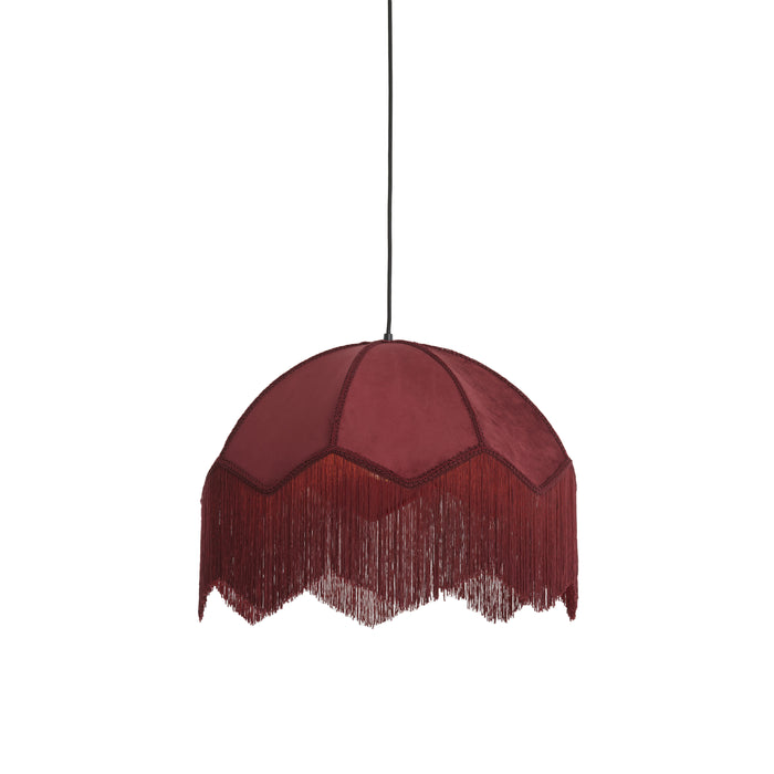 Light & Living Light&living Hanglamp Ø60x41 cm MALACIA velvet bordeaux