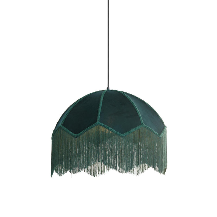 Light & Living Light&living Hanglamp Ø50x38 cm MALACIA velvet groen