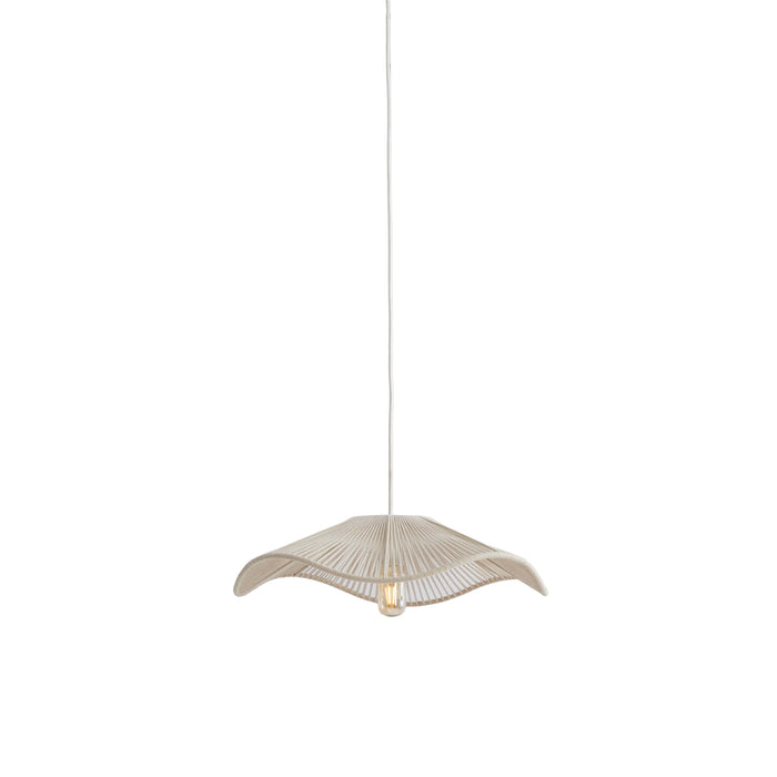 Light & Living - Hanglamp RAFA - Ø50x12cm - Wit