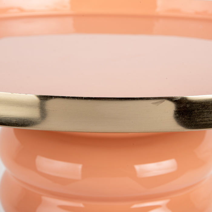 Leitmotiv - Bijzettafel Ruby - Peach orange