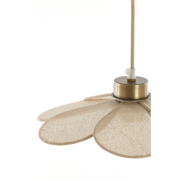 Light & Living - Hanglamp FYANO - Ø30.5x9cm - Bruin