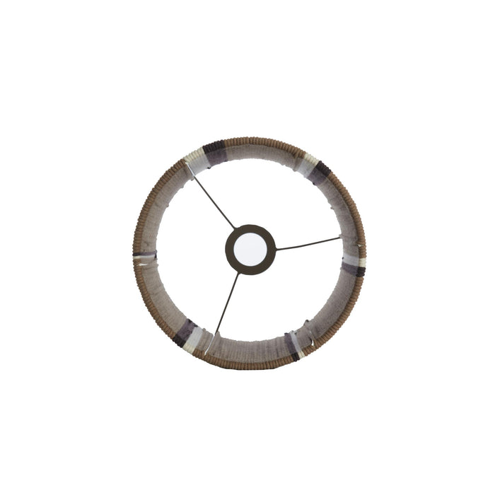 Light & Living Lampenkap Medan - Donkerbruin - Ø25cm