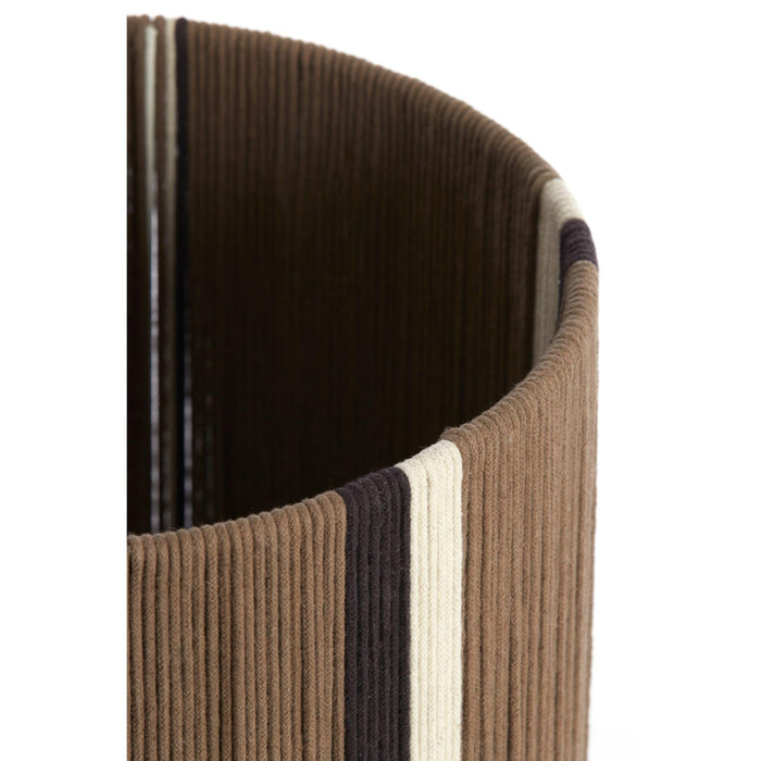 Light & Living Lampenkap Medan - Donkerbruin - Ø30cm