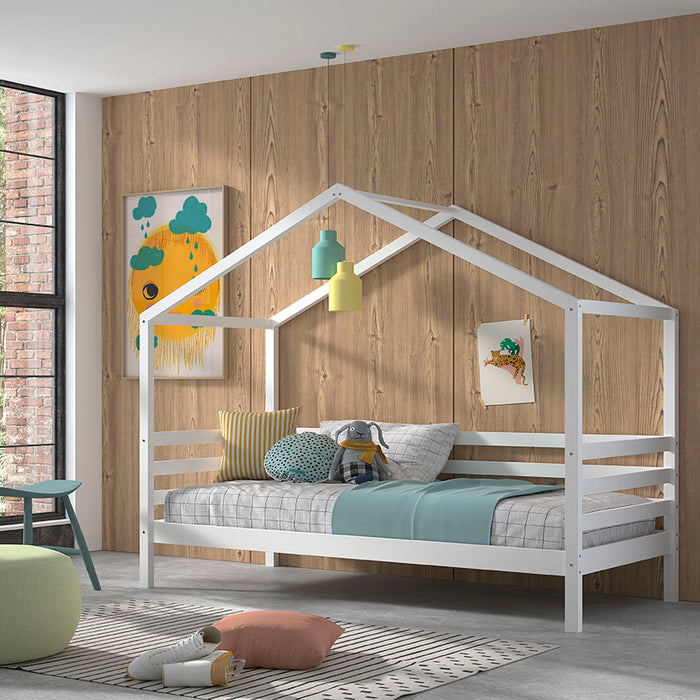 LUCEVI - Dallas Huisbed 90x200cm - Wit