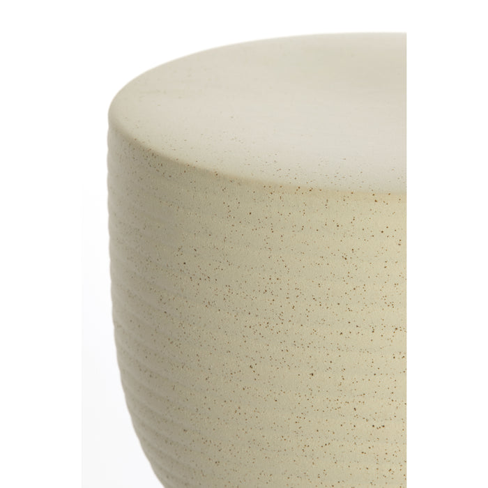 Light & Living - Bijzettafel FINCA - Ø28.5x42cm - Wit