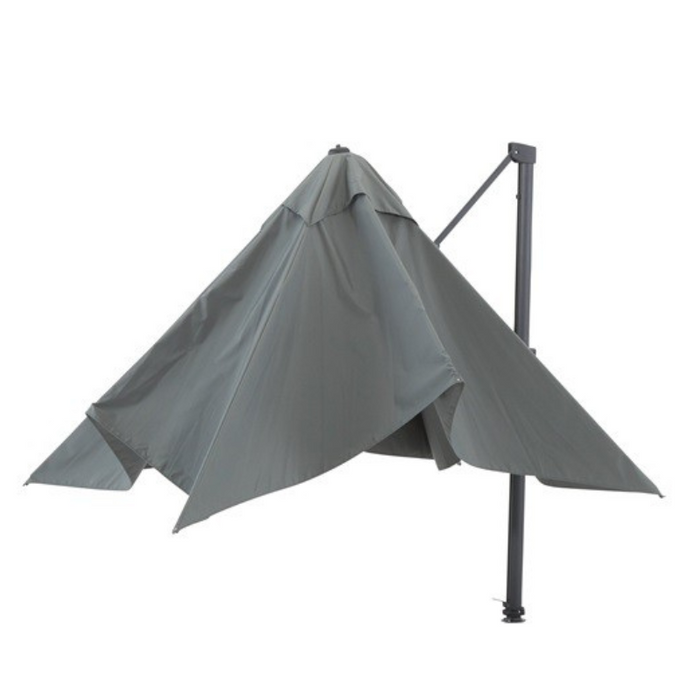 Madison Parasol Saint-Tropez grey + voet + hoes