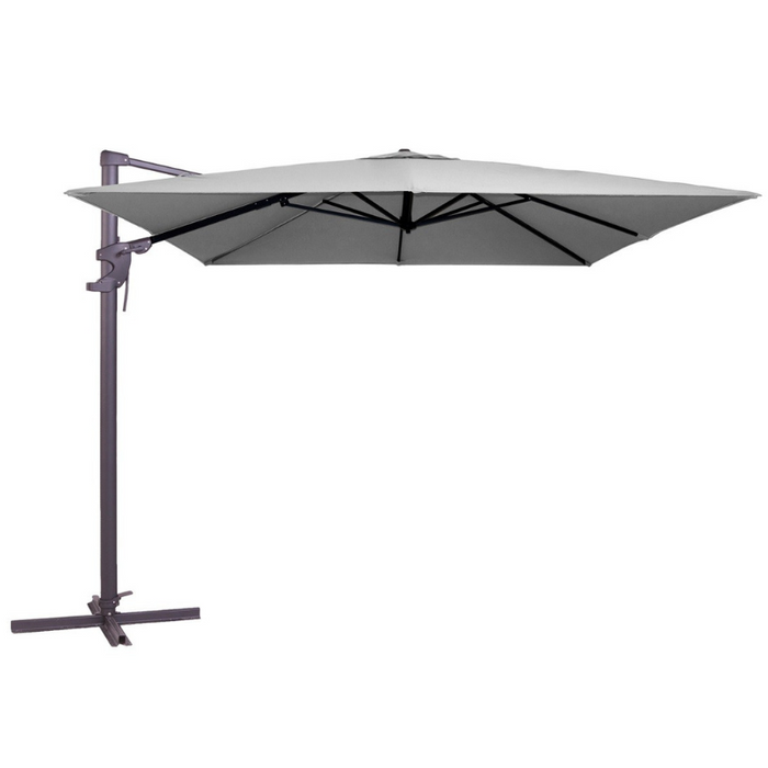 Madison Parasol monaco flex III light grey + voet + hoes