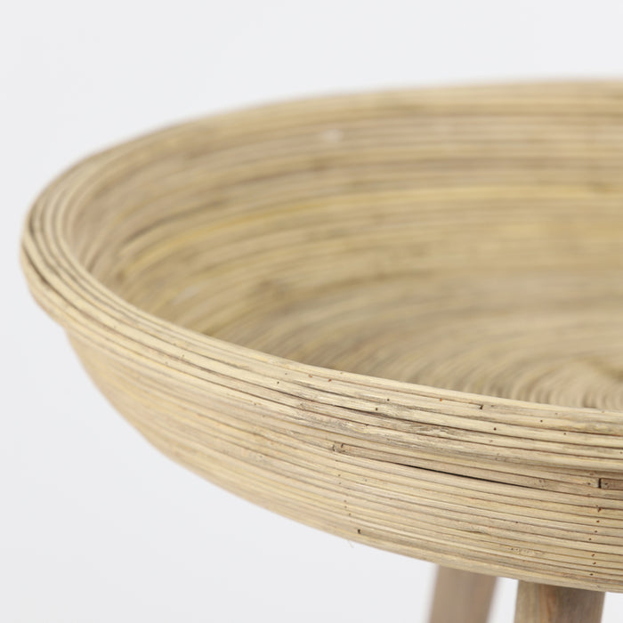 Light & Living - Bijzettafel COLON - Ø56x48cm - Bruin - Set van 2