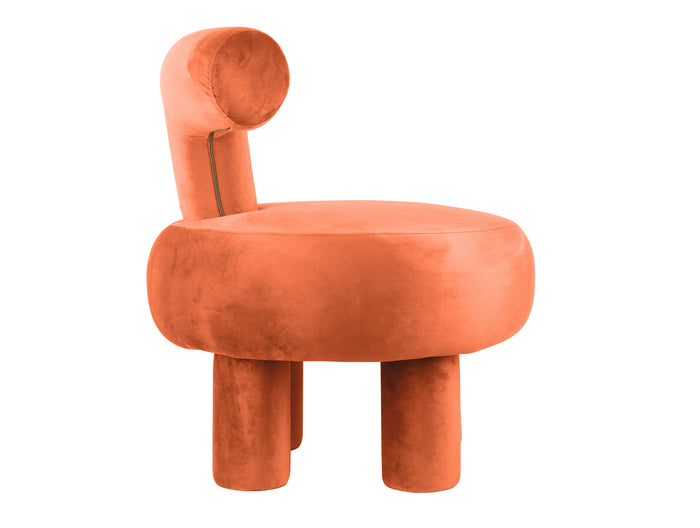 Leitmotiv - Fauteuil Abrazo - Peach orange