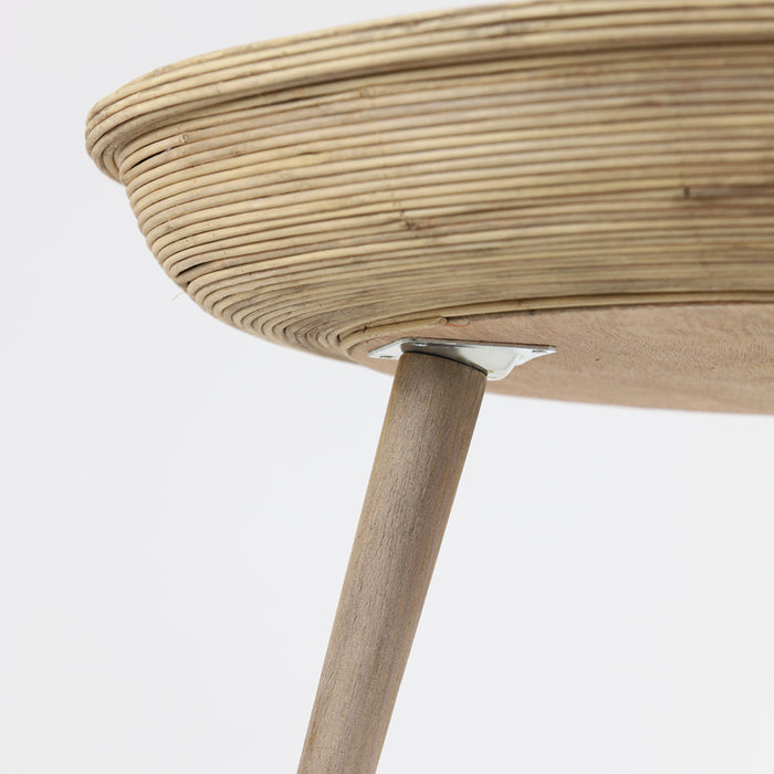 Light & Living - Bijzettafel COLON - Ø56x48cm - Bruin - Set van 2