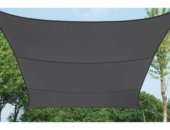 Practo Garden - Schaduwzeil - Rechthoek - 3 x 4 m - Antraciet