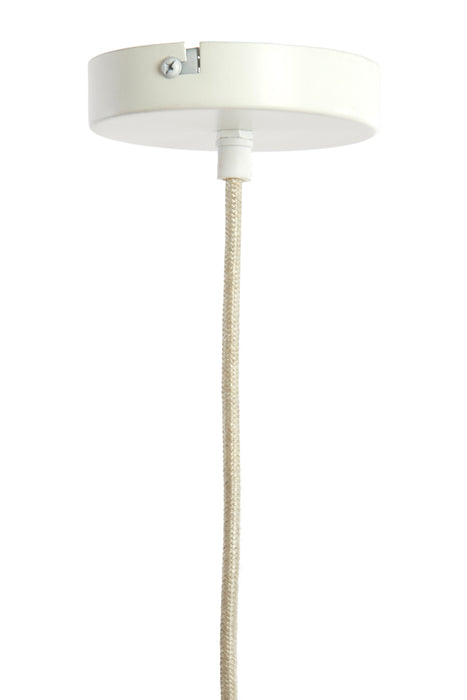 Light & Living - Hanglamp ZUBEDA - Ø38.5x28cm - Wit