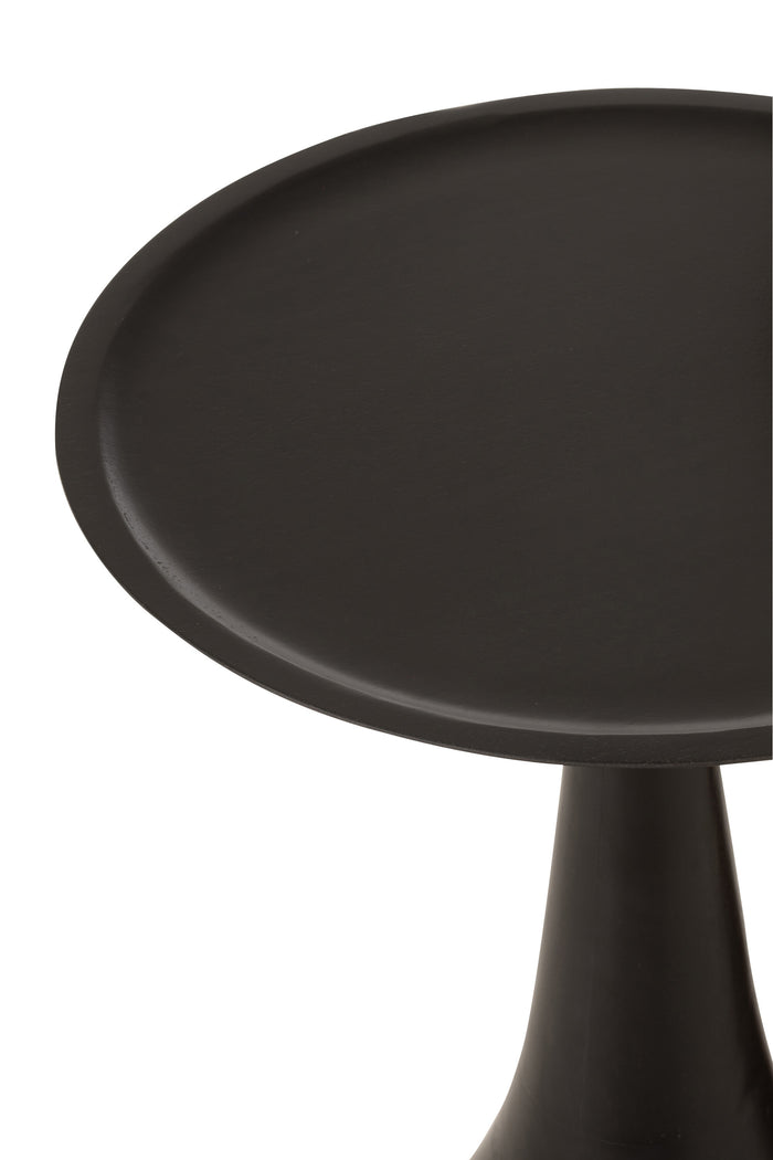 J-line - Set 2 Bijzettafels Paro Hout Bruin|zwart - 45.5x45.5x59cm