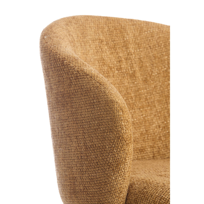 Light & Living - Eetkamerstoel RADAJA - Ø58x78cm - Geel - Set van 2