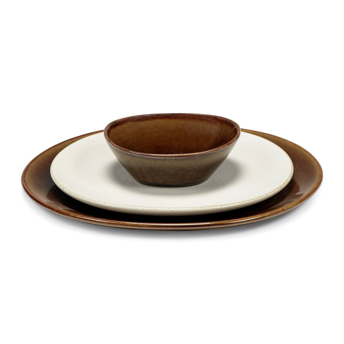 SERAX - Uncharted - Out of Lines Ontbijtbord - 2 st. - Off White