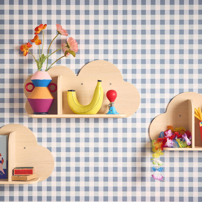sweeek - Wandplanken Cloud voor kinderkamer (set van 3)