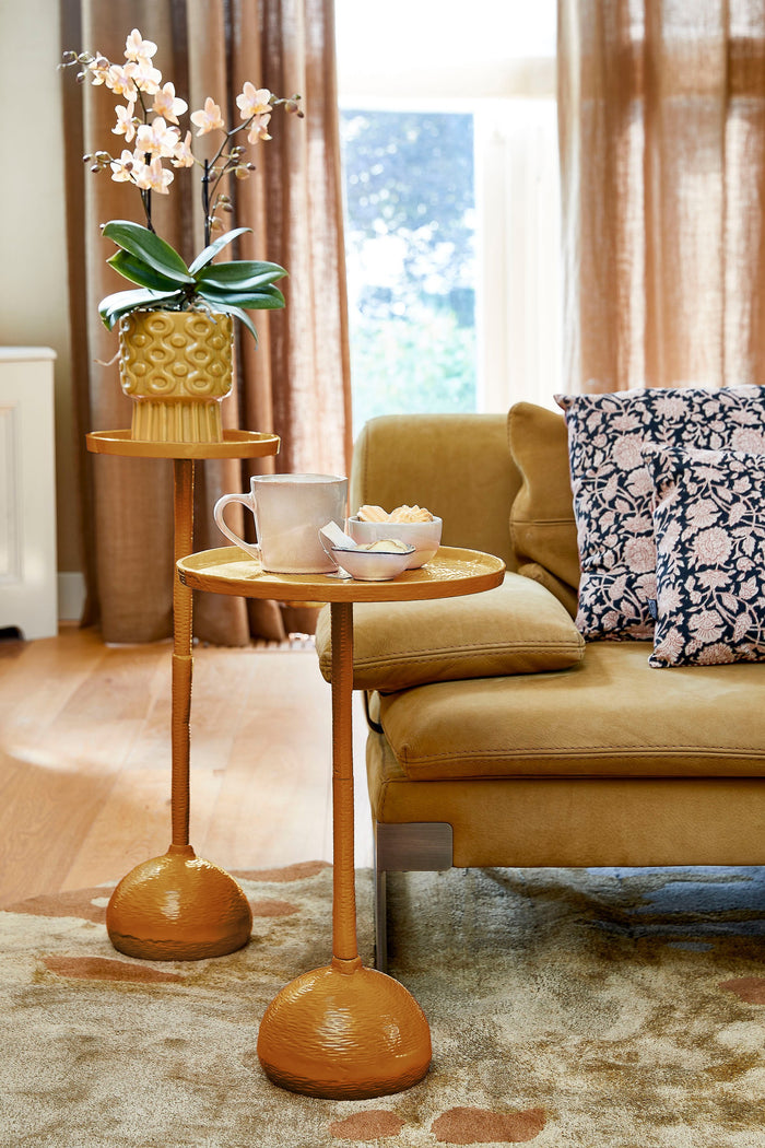 Mica Decorations Colin Bijzettafel - H58 x Ø34 cm - 100% FSC - Bruin