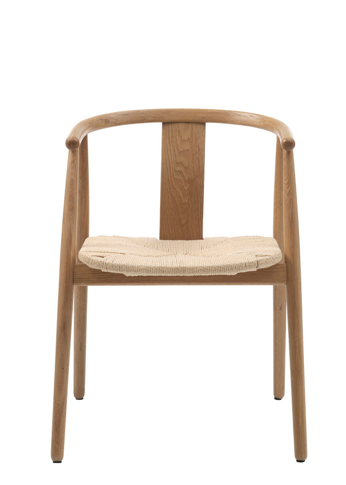 Giga Living - Eetkamerstoel Naturel Eikenhout - Relate - Set van 2