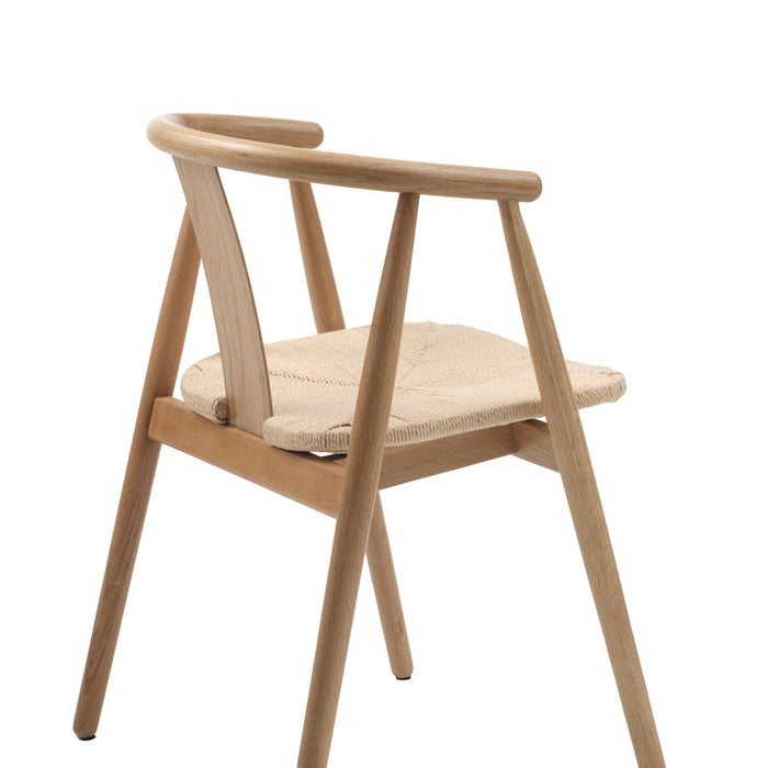 Giga Living - Eetkamerstoel Naturel Eikenhout - Relate - Set van 2