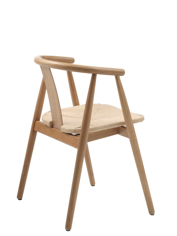 Giga Living - Eetkamerstoel Naturel Eikenhout - Relate - Set van 2