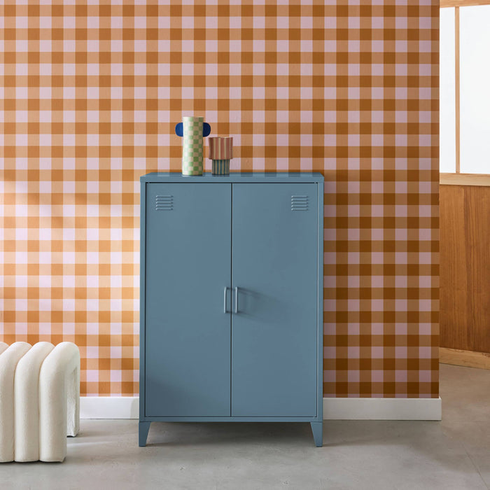 sweeek - Industriële metalen kast 2 deuren