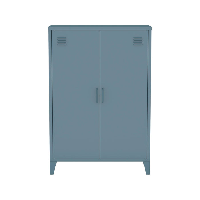 sweeek - Industriële metalen kast 2 deuren