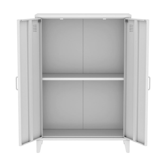 sweeek - Industriële metalen kast 2 deuren