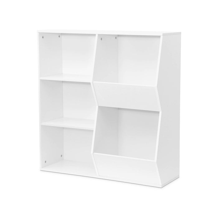 sweeek - Kinder opbergkast, 3 legplanken en 2 opbergruimtes