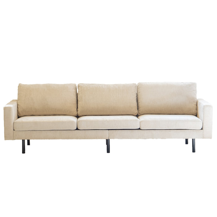 Giga Meubel - Bank Beige - 4-Zits - 280x84x90cm - Florence