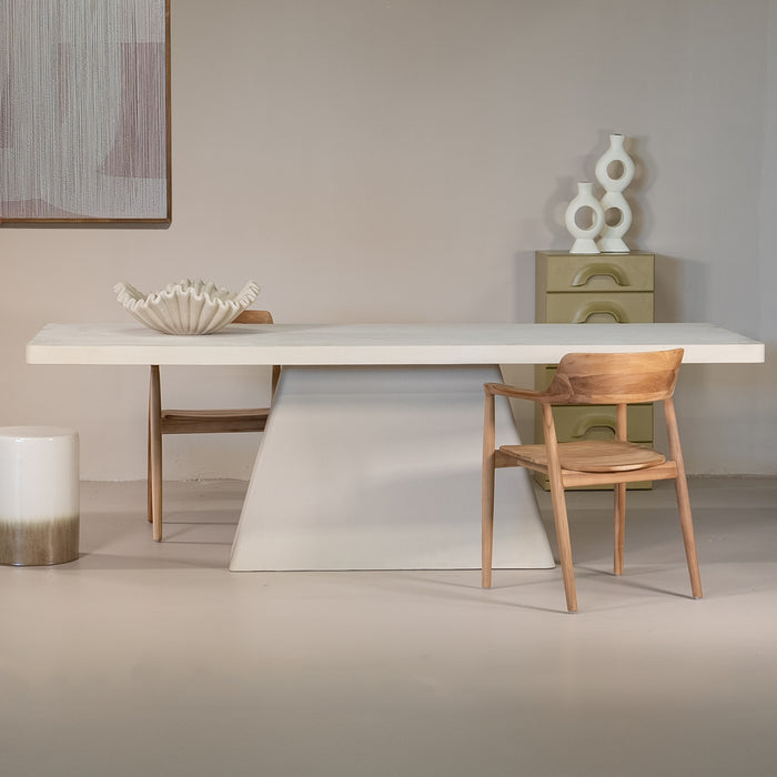 Giga Meubel - Eettafel Rechthoek 300cm - Beige Eco Composiet - Avia