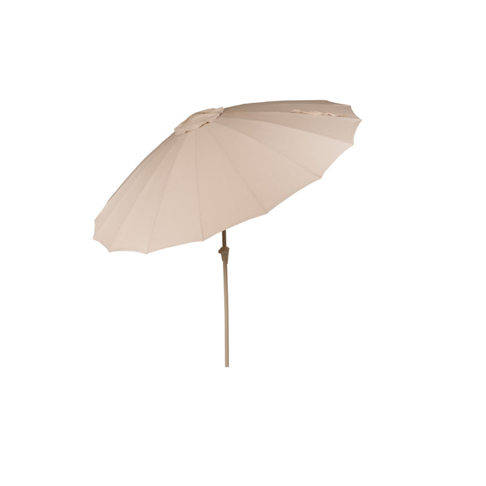 Zuiver Sunshine Parasol Brown Rice inclusief hoes - Beige