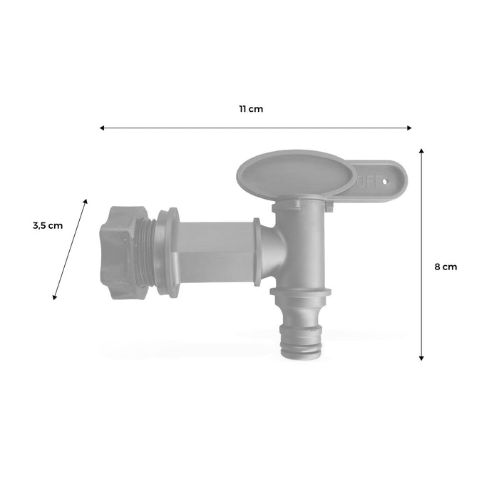 sweeek - Snelkoppelingskraan voor regenwaterton