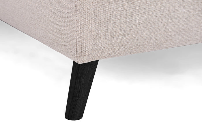 Giga Meubel - Chaise Longue Bank - Beige|Zwart - Rechts 310cm - Inari