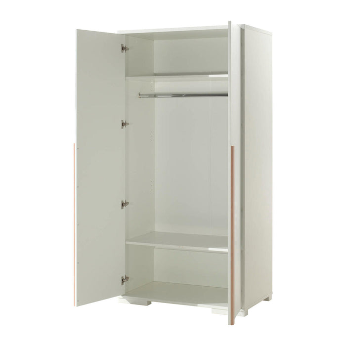 Vipack London Kledingkast 2-deurs - Wit